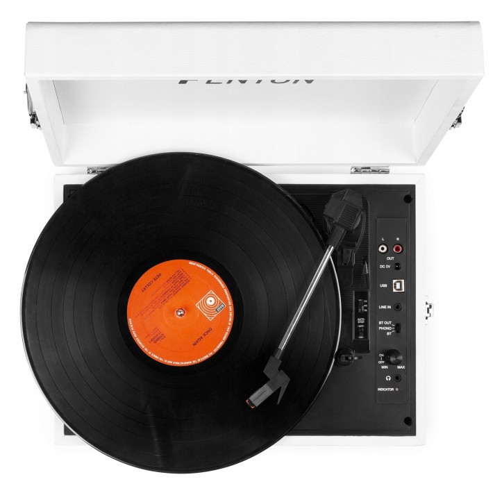Gramofon Fenton RP118F z wbudowanymi głośnikami w Walizce Bluetooth AUX in