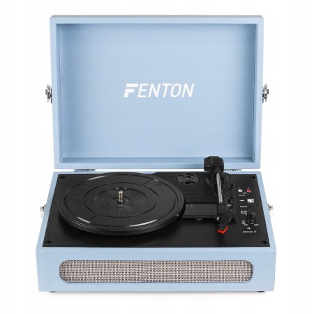 Gramofon Fenton RP118E z wbudowanymi głośnikami w Walizce Bluetooth AUX in