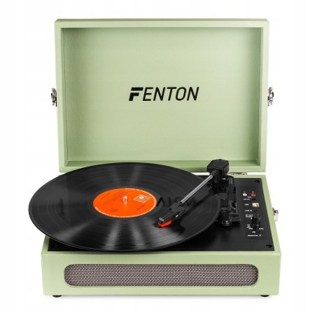 Gramofon Fenton RP118C z wbudowanymi głośnikami w Walizce Bluetooth AUX in