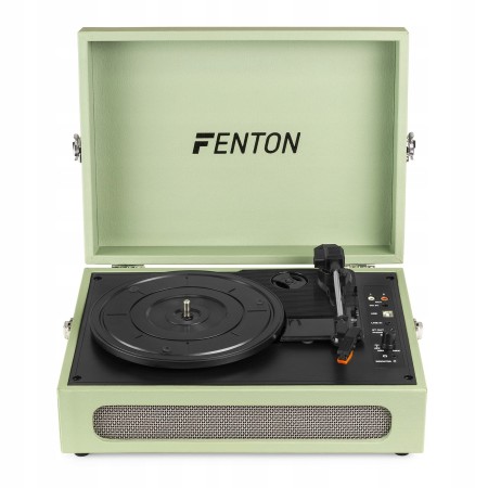 Gramofon Fenton RP118C z wbudowanymi głośnikami w Walizce Bluetooth AUX in