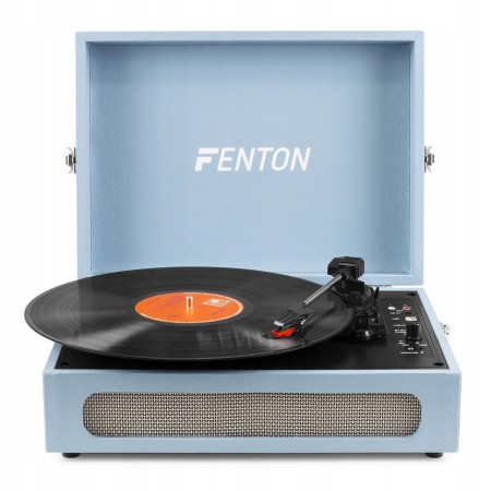 Gramofon Fenton RP118E z wbudowanymi głośnikami w Walizce Bluetooth AUX in