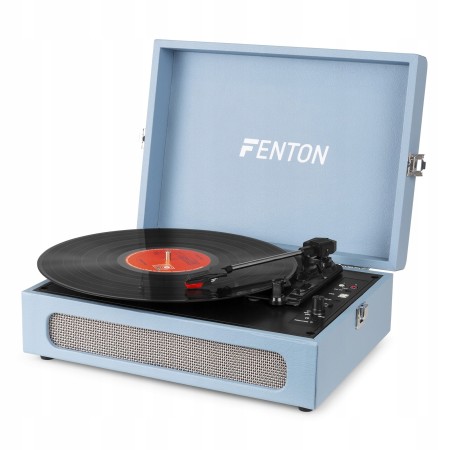 Gramofon Fenton RP118E z wbudowanymi głośnikami w Walizce Bluetooth AUX in