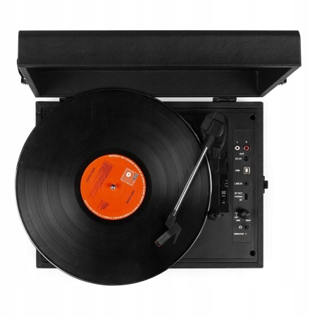 Gramofon Fenton RP118B z wbudowanymi głośnikami w Walizce Bluetooth AUX in