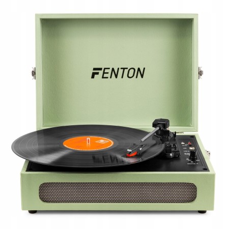 Gramofon Fenton RP118C z wbudowanymi głośnikami w Walizce Bluetooth AUX in
