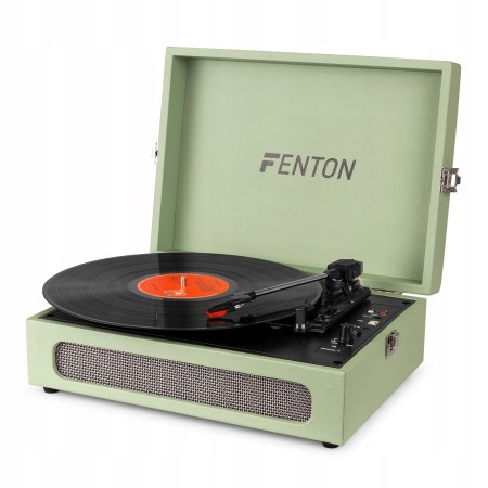Gramofon Fenton RP118C z wbudowanymi głośnikami w Walizce Bluetooth AUX in
