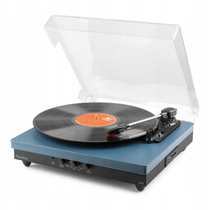 Gramofon Audizio RP113D Bluetooth Odtwarzacz Vinyl USB Recording