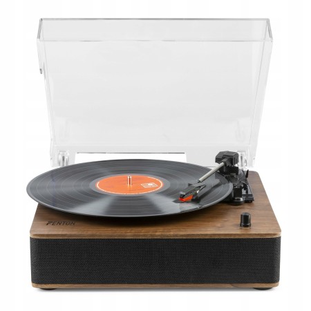 Gramofon Fenton RP161 z wbudowanymi głośnikami Bluetooth Drewniany Gramofon