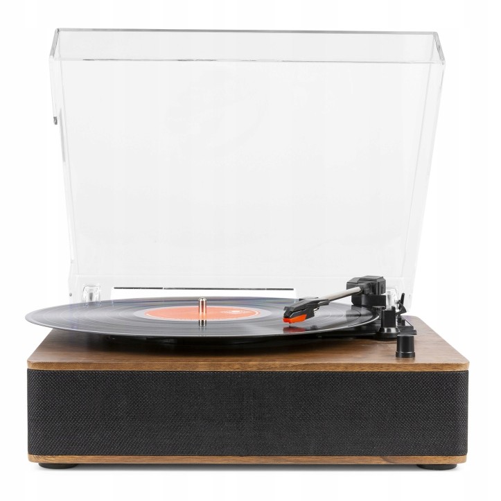 Gramofon Fenton RP161 z wbudowanymi głośnikami Bluetooth Drewniany Gramofon
