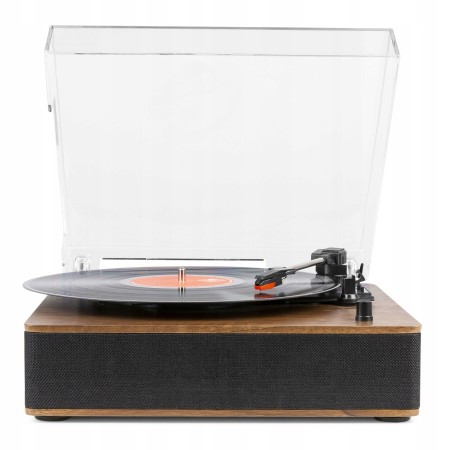 Gramofon Fenton RP161 z wbudowanymi głośnikami Bluetooth Drewniany Gramofon