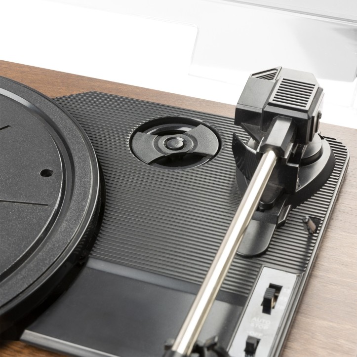 Gramofon Fenton RP161 z wbudowanymi głośnikami Bluetooth Drewniany Gramofon