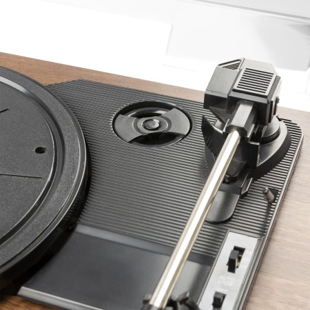 Gramofon Fenton RP161 z wbudowanymi głośnikami Bluetooth Drewniany Gramofon