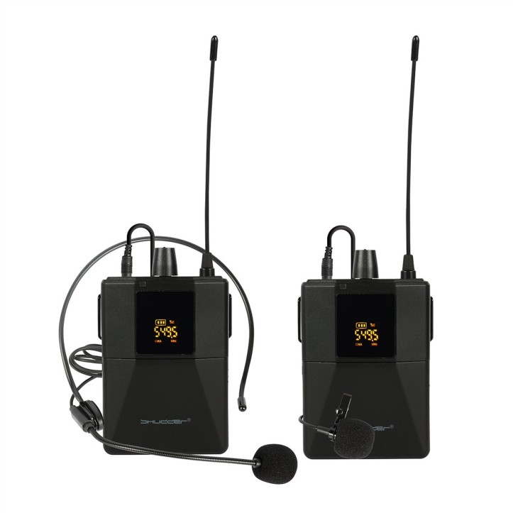 Zestaw Mikrofony bezprzewodowe SDR704 Shudder 2 mikroporty ( mikrofon nagłowny + krawatowy )