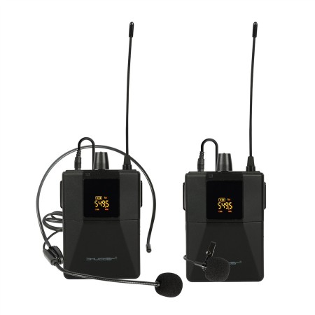 Zestaw Mikrofony bezprzewodowe SDR704 Shudder 2 mikroporty ( mikrofon nagłowny + krawatowy )