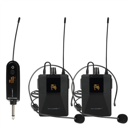 Zestaw Mikrofony bezprzewodowe SDR704 Shudder 2 mikroporty ( mikrofon nagłowny + krawatowy )