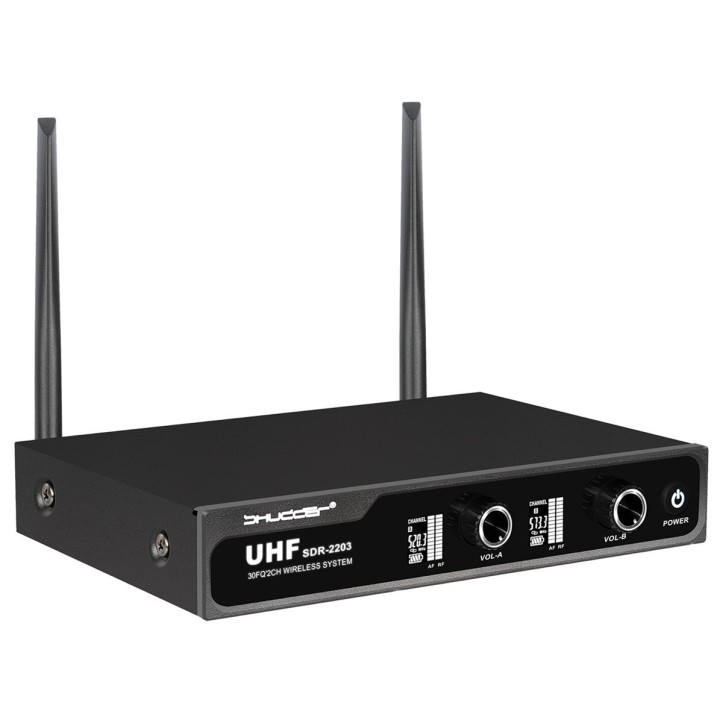 Zestaw Mikrofony bezprzewodowe Shudder SDR2204 2 mikrofony nagłowne