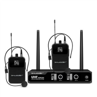 Zestaw Mikrofony bezprzewodowe Shudder SDR2204 2 mikrofony nagłowne