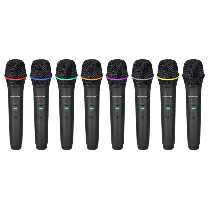 Mikrofony bezprzewodowe 8 kanałowe Shudder SDR1082 8 mikrofonów doręcznych UHF