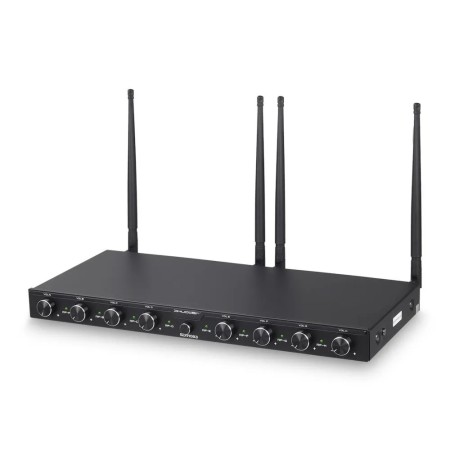 Mikrofony bezprzewodowe 8 kanałowe Shudder SDR1082 8 mikrofonów doręcznych UHF