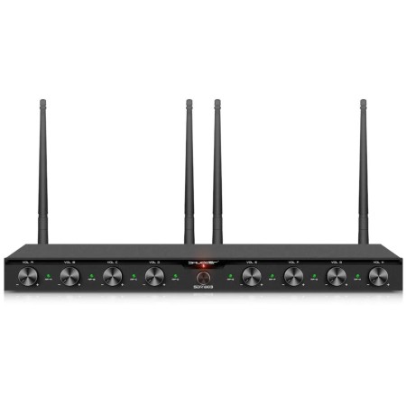 Mikrofony bezprzewodowe 8 kanałowe Shudder SDR1084 8 mikroportów typu bodypack z akcesoriami