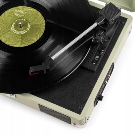Audizio RP111G Gramofon w Walizce Odtwarzacz Płyt Vinylowych