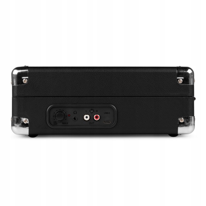 Audizio RP111BK Gramofon w Walizce Odtwarzacz Płyt Vinylowych
