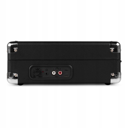 Audizio RP111BK Gramofon w Walizce Odtwarzacz Płyt Vinylowych