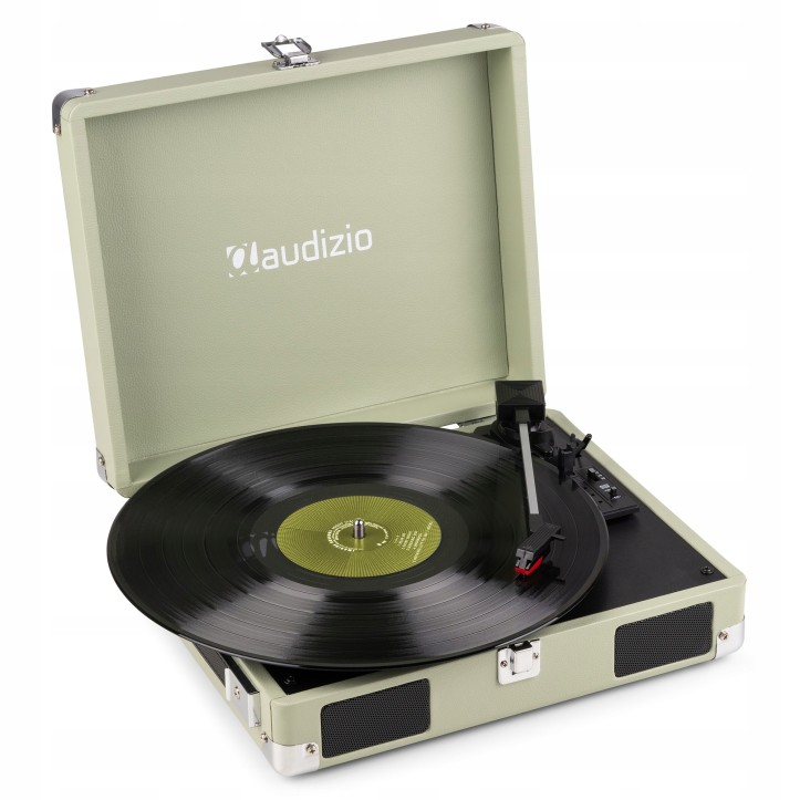 Audizio RP111G Gramofon w Walizce Odtwarzacz Płyt Vinylowych