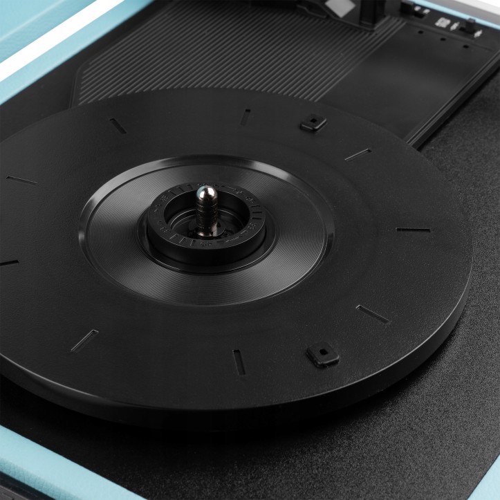 Audizio RP111BL Gramofon w Walizce Odtwarzacz Płyt Vinylowych