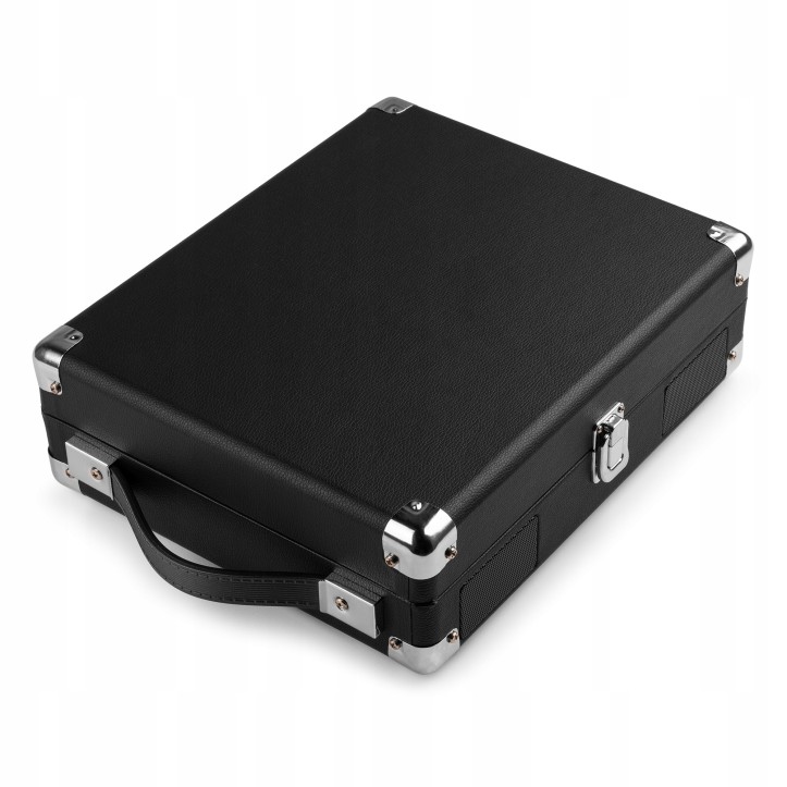 Audizio RP111BK Gramofon w Walizce Odtwarzacz Płyt Vinylowych