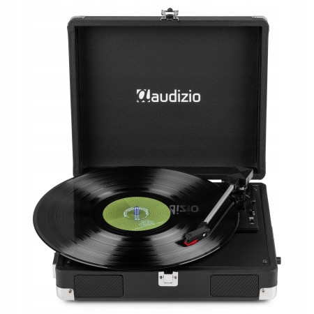Audizio RP111BK Gramofon w Walizce Odtwarzacz Płyt Vinylowych