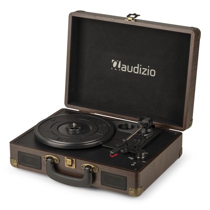 Gramofon Audizio RP114 Głośniki AUX in Brązowy Gramofon w Walizce