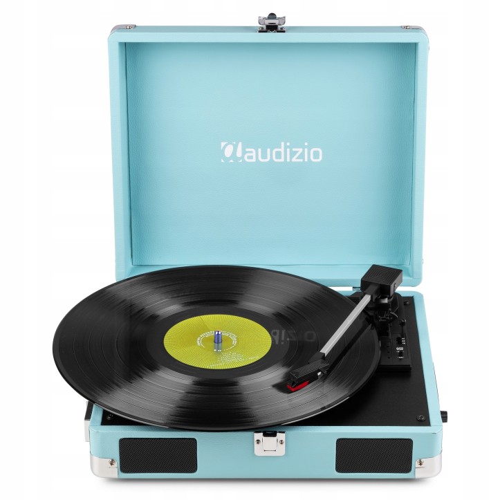 Audizio RP111BL Gramofon w Walizce Odtwarzacz Płyt Vinylowych
