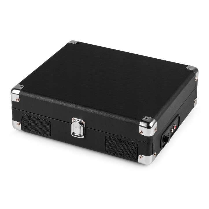 Audizio RP111BK Gramofon w Walizce Odtwarzacz Płyt Vinylowych