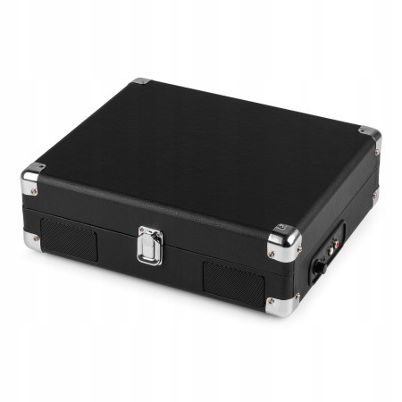 Audizio RP111BK Gramofon w Walizce Odtwarzacz Płyt Vinylowych