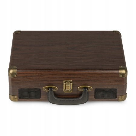 Gramofon Audizio RP114 Głośniki AUX in Brązowy Gramofon w Walizce