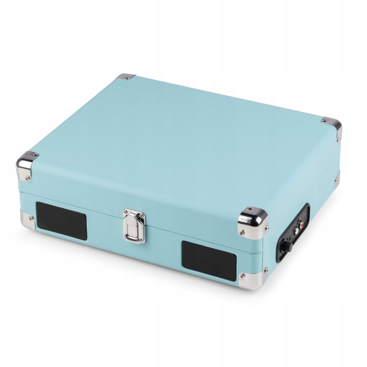 Audizio RP111BL Gramofon w Walizce Odtwarzacz Płyt Vinylowych