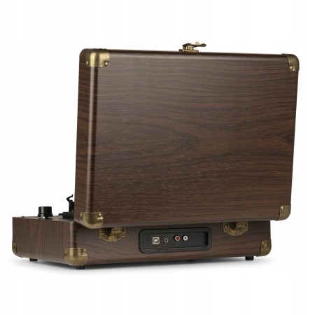 Gramofon Audizio RP114 Głośniki AUX in Brązowy Gramofon w Walizce