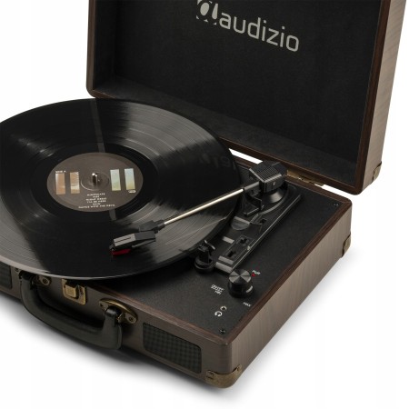 Gramofon Audizio RP114 Głośniki AUX in Brązowy Gramofon w Walizce