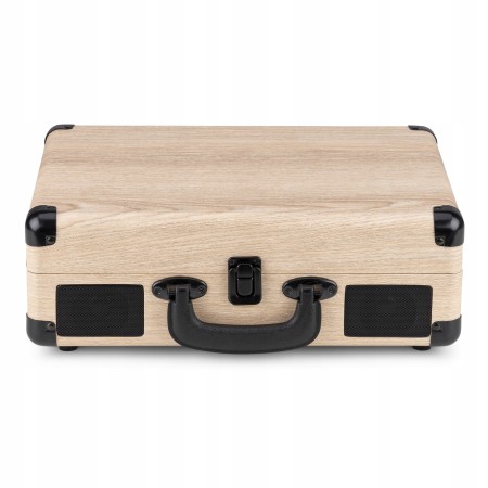 Gramofon Audizio RP116 Bluetooth Głośniki AUX in Jasny Gramofon w Walizce