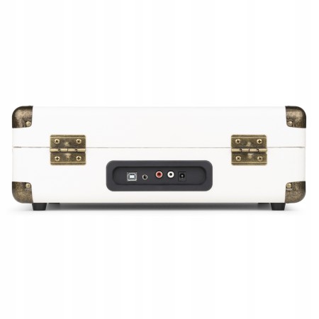 Gramofon Audizio RP116 Bluetooth Głośniki AUX in Biały Gramofon w Walizce