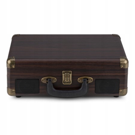 Gramofon Audizio RP116 Bluetooth Głośniki AUX in Brązowy Gramofon w Walizce