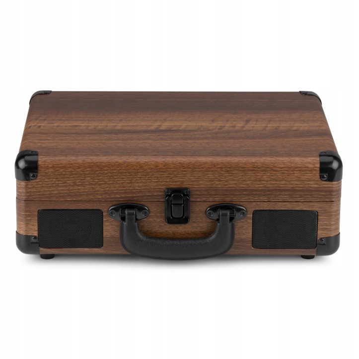 Gramofon Audizio RP116 Bluetooth Głośniki AUX in Brązowy Gramofon w Walizce