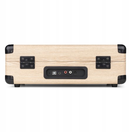 Gramofon Audizio RP116 Bluetooth Głośniki AUX in Jasny Gramofon w Walizce