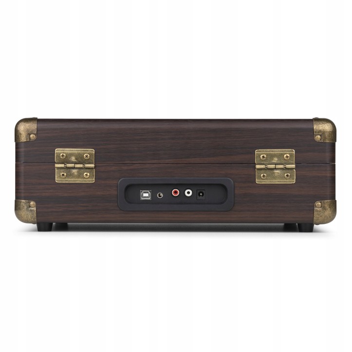 Gramofon Audizio RP116 Bluetooth Głośniki AUX in Brązowy Gramofon w Walizce