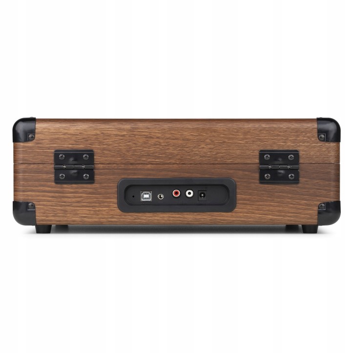 Gramofon Audizio RP116 Bluetooth Głośniki AUX in Brązowy Gramofon w Walizce