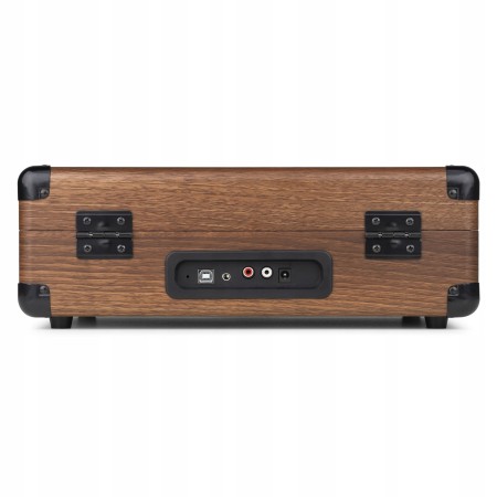 Gramofon Audizio RP116 Bluetooth Głośniki AUX in Brązowy Gramofon w Walizce
