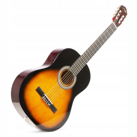 Zestaw Gitara Klasyczna MAX SOLOART + Statyw + pokrowiec i akcesoria
