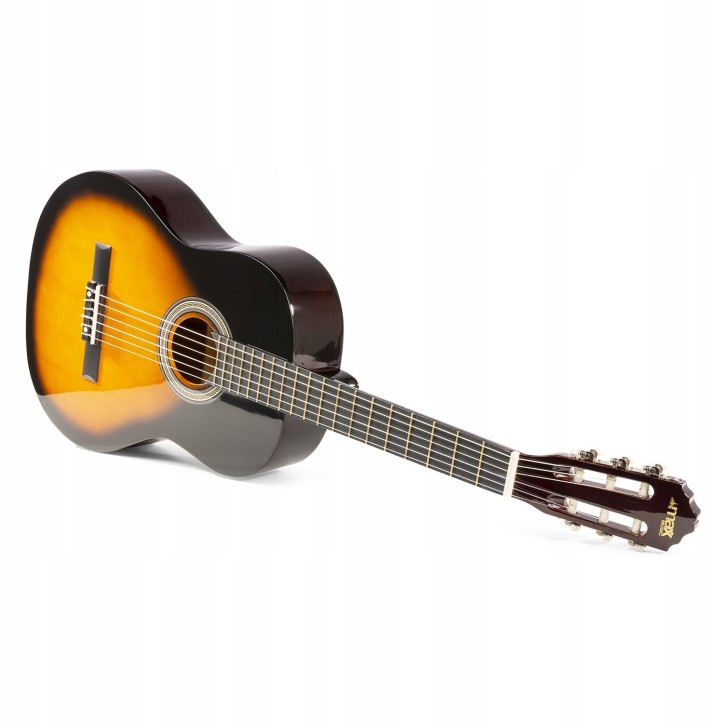 Zestaw Gitara Klasyczna MAX SOLOART + Statyw + pokrowiec i akcesoria