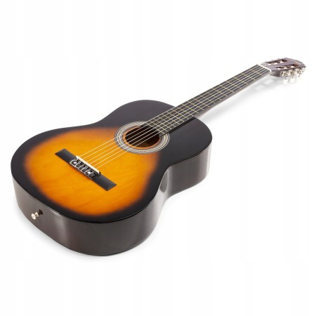 Zestaw Gitara Klasyczna MAX SOLOART + Statyw + pokrowiec i akcesoria