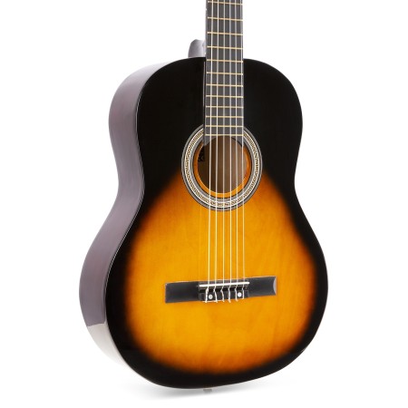 Zestaw Gitara Klasyczna MAX SOLOART + Statyw + pokrowiec i akcesoria